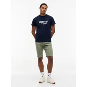 Tommy Jeans Majica Graphic DM0DM23376 Mornarsko modra Slim Fit