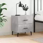 Vidaxl vidaXL Nočna omarica betonsko siva 40x35x47,5 cm
