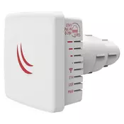 MikroTik  LDF 5 with 9dBi integrated 5GHz antenna, Dual Chain 802.11an wireless, 600MHz CPU, 64MB RAM, 1x LAN, outdoor case, POE, PSU, International version (RBLDF-5nD)