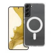 OEM Transparentni etui za Samsung S22 PLUS Clear Mag Cover (STR), združljiv z MagSafe