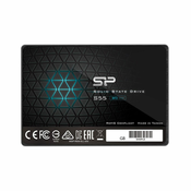 SILICON POWER SSD Slim S55480GB 2.5 SP480GBSS3S55S25 crni