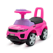 Otroški poganjalec SUV Baby Mix Prime roza v usnju