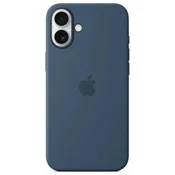 1 to 3 SILIKONSKI OVITEK APPLE ZA IPHONE 16 6 1 ZA MAGSAFE NAVY