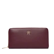 Denarnica Tommy Hilfiger Th Icon Lrg Za AW0AW17744 Bordo rdeča