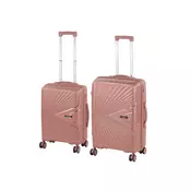 TraveLux Endure II set kofer-torbi na kotače u ružičasto-zlatnoj boji
