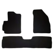 Textile car mats Omoda 5 2022- (black, black nubuck, black thread)