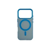 Silikonska futrola Magsafe FLURO COLOR Iphone 17 Pro PLAVA