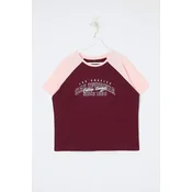 Trendyol Curve Ženska majica Tbbss23Bf00014, Bordo