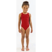 Girls swimsuit finis youth bladeback solid red 20