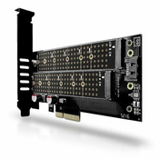 AXAGON PCEM2-D PCIE NVME+NGFF M.2 ADAPTER