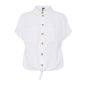 PIECES Bluza PCPIA bela