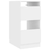 Vidaxl omara za perilo z vrati Bela 50 x 68 x 102 cm Konstruiran les