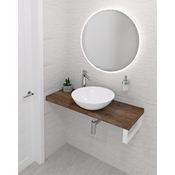 SAPHO Polica za umivalnik AVICE 60x36cm, 5cm, stari les
