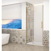 TRINITY GOLD MATT tuš vrata 900 mm, prozorno steklo, levo - Gelco - TRINITY - 36 - Alcove by - 900 - 2000 - 8 - 14