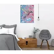 Wallity Dekorativna slika na platnu, 30x40cm, Šarena