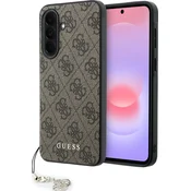 Guess 4G Charm zadnji pokrov za Samsung Galaxy A37 rjavi
