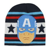 NEW Otroška kapa Captain America The Avengers Mornarsko modra (Ena velikost)