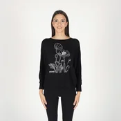 Rang Ženska majica dugih rukava Rae, Crna