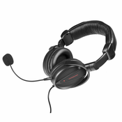 MODECOM MC-828 STRIKER gaming stereo z mikrofonom slušalke