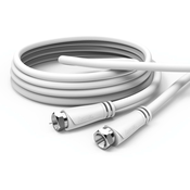 HAMA SAT Priključni kabel, utikač F - utikač F, 7,5 m, 90 dB