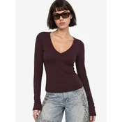 Busem Bluza Blusen burgund