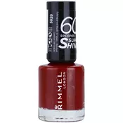 Rimmel London 60 Seconds 8 ml Super Shine lak za nokte ženska Rapid Ruby