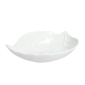 Brandani Servirna skleda List 31x22x6cm / bela / porcelan