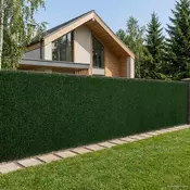 vidaXL Um ??????? ???? Temno zelena 1 x 4 m PVC in jeklo