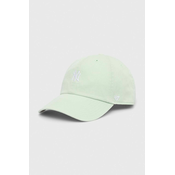 Pamučna kapa sa šiltom 47 brand MLB New York Yankees boja: zelena, s aplikacijom, B-BSRNR17GWS-B0