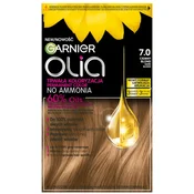 576970 Garnier Olia permanentna barva za lase 7.0 temno blond