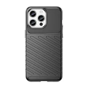 HURTEL Pancerni ovitek iPhone 15 Pro Max Thunder Case - črn