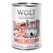 Wolf of Wilderness Adult “Expedition” 6 x 400 g - Stony Creek - perutnina z govedino