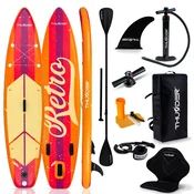 THUNDER Napihljiva SUP deska 320 x 75 x 15 cm – set z veslom, sedežem, torbo in pumpko THUNDER RETRO, (5000091249)