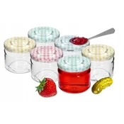 shumee Kozarci za marmelado s pokrovom, 6 kos, 330 ml
