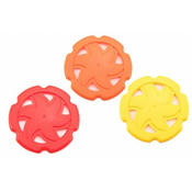 Teddies Leteči krožnik iz plastike s premerom 22 cm - mešanica barv