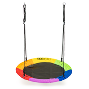Vrtna gugalnica štorkljino gnezdo 100cm ECOTOYS pisana