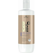 Schwarzkopf Professional Blondme Cool Blondes šampon za neutraliziranje bakrenih tonova za plavu i kosu s pramenovima 1000 ml