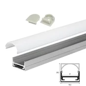 Set A aluminijumski profil za LED trake 1m 20.2x19.5 mm