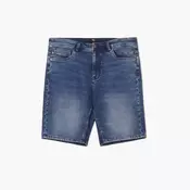 Cropp - Teksas šorts ispranog izgleda - navy