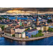 Ravensburger - Puzzle Scandinavian City View 1000 - 1 000 kosov