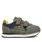 Tommy Hilfiger Superge Low Cut Velcro Sneaker T1X9-35253-1960 M Zelena