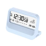 INF Digitalna študentska budilka z temperaturo, vlažnostjo in štoparico Blue, (5000290730)