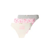 Juicy Couture Tangice COUTURE QUEEN svetlo bež/pegasto siva/roza/pastelno roza