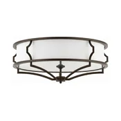 Open Design OR86614 - Stropno svetlo STESSO 6xE27/12W/230V, precnik 85 cm, braon