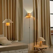 OSRAM stenska svetilka Decor Bamboo Paper Hut, bambus E27 vtič - Dnevna soba/jedilnica - Podeželska hiša/Rustikalna - svetlo rjava