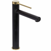 Mešalnik za umivalnik Rea Grip Black Gold High