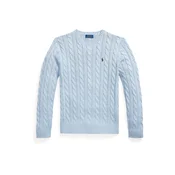 Polo Ralph Lauren PULL COL ROND EN MAILLE TORSADEE Modra