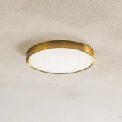 ORION Bully LED stropna svjetiljka s izgledom patine, O 24 cm - Dnevni boravak/blagovaonica - Moderan - starinski mesing, bijela - Metal
