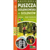 shumee Gozd Goleniowska + Goleniów 1:60.000/1:10.000. Turistična karta. Izdaja 2023. EKO-ZEMLJEVID