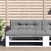 Vidaxl Blazina za kavč iz palet siva 120x40x12 cm